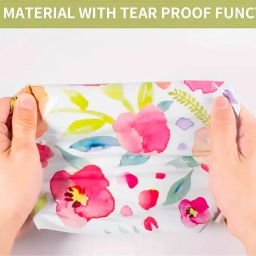 Flower Print Polymailers (20) 10x13 - Picture 2 of 3